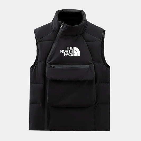 TNF Quilted Wool-Blend Cable-Knit Knit Sweater Black / S TNF Quilted Wool-Blend Cable-Knit Knit Sweater