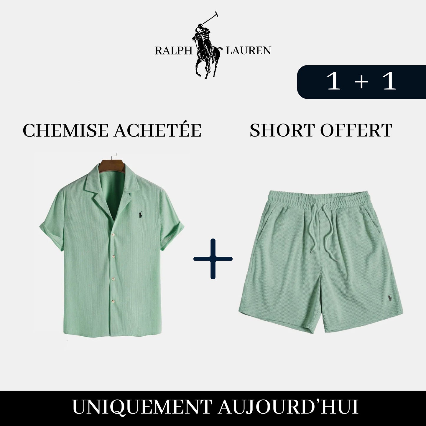 RL Exclusive Pack: Elegant Shirt + Free Shorts