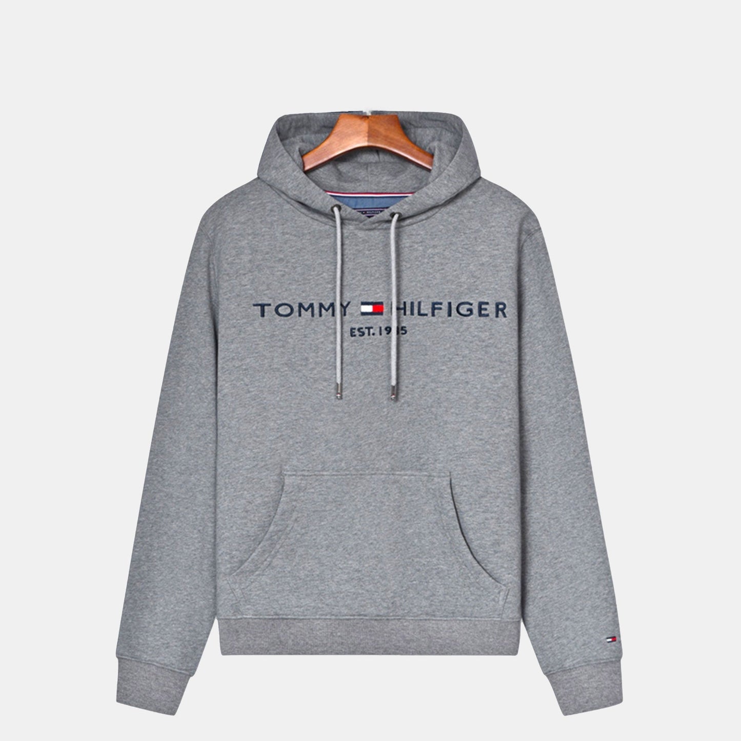 TH Premium Cotton Hoodie Light gray / S TH Premium Cotton Hoodie