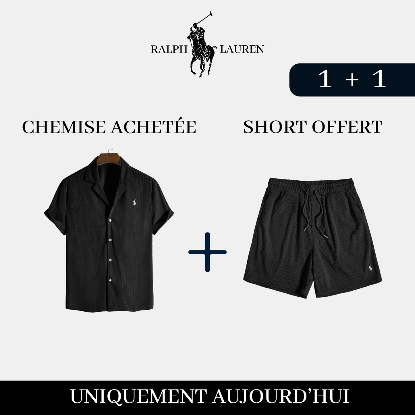 RL Exclusive Pack: Elegant Shirt + Free Shorts