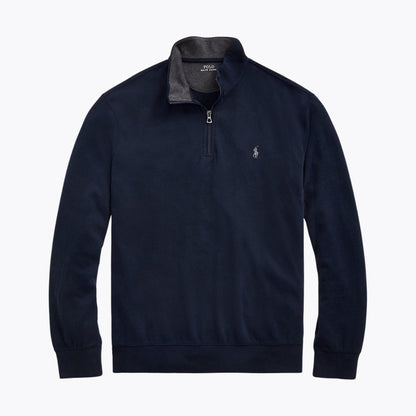 RL Luxury Jersey Quarter-Zip Pullover