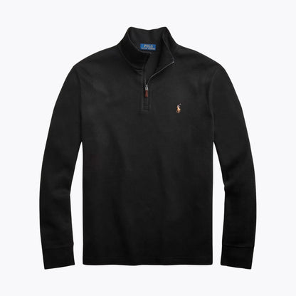 RL Estate-Rib Quarter-Zip Pullover