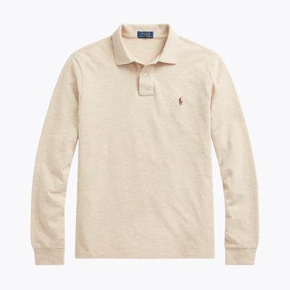 RL Mesh Long-Sleeve Polo Shirt
