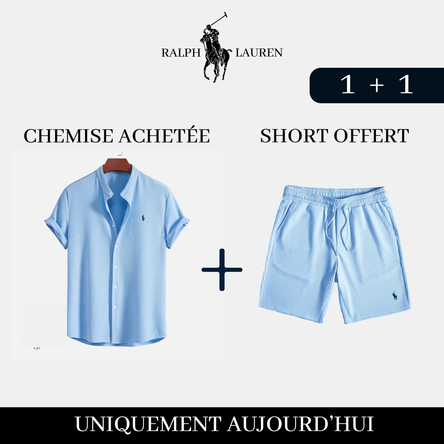 RL Exclusive Pack: Elegant Shirt + Free Shorts