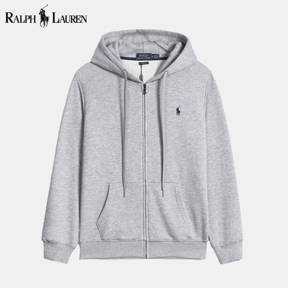 RL Classic Essential Cotton Hoodie Grey / S RL Classic Essential Cotton Hoodie