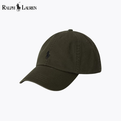 RL Cotton Chino Ball Cap Olive RL Cotton Chino Ball Cap