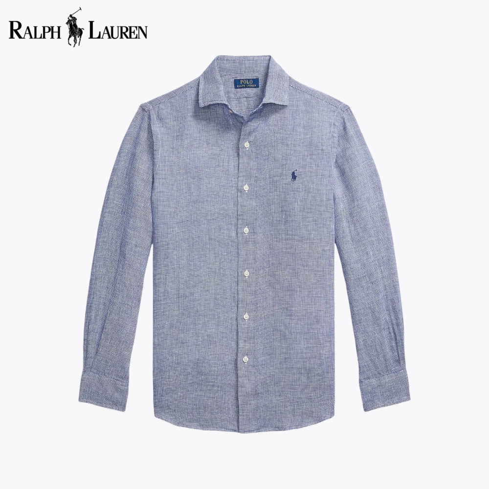 RL Custom Fit Linen Shirt Royal White / S RL Custom Fit Linen Shirt