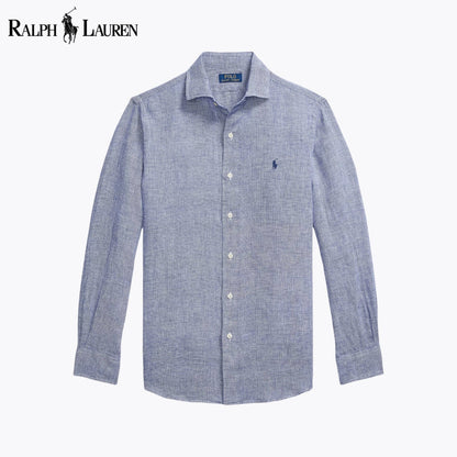 RL Custom Fit Linen Shirt Royal White / S RL Custom Fit Linen Shirt