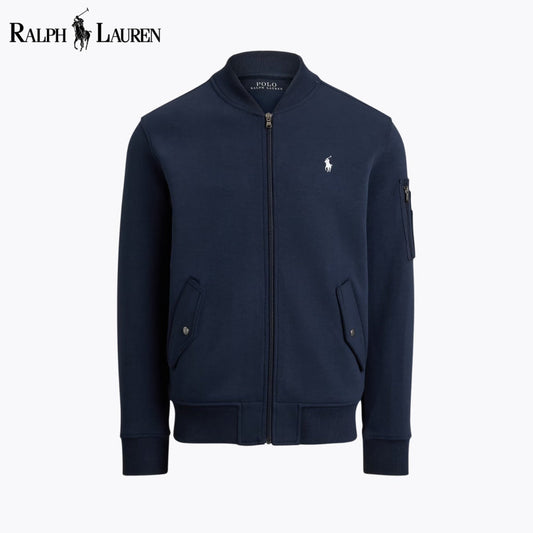 RL Double-Knit Bomber Jacket College Navy / S RL Double-Knit Bomber Jacket