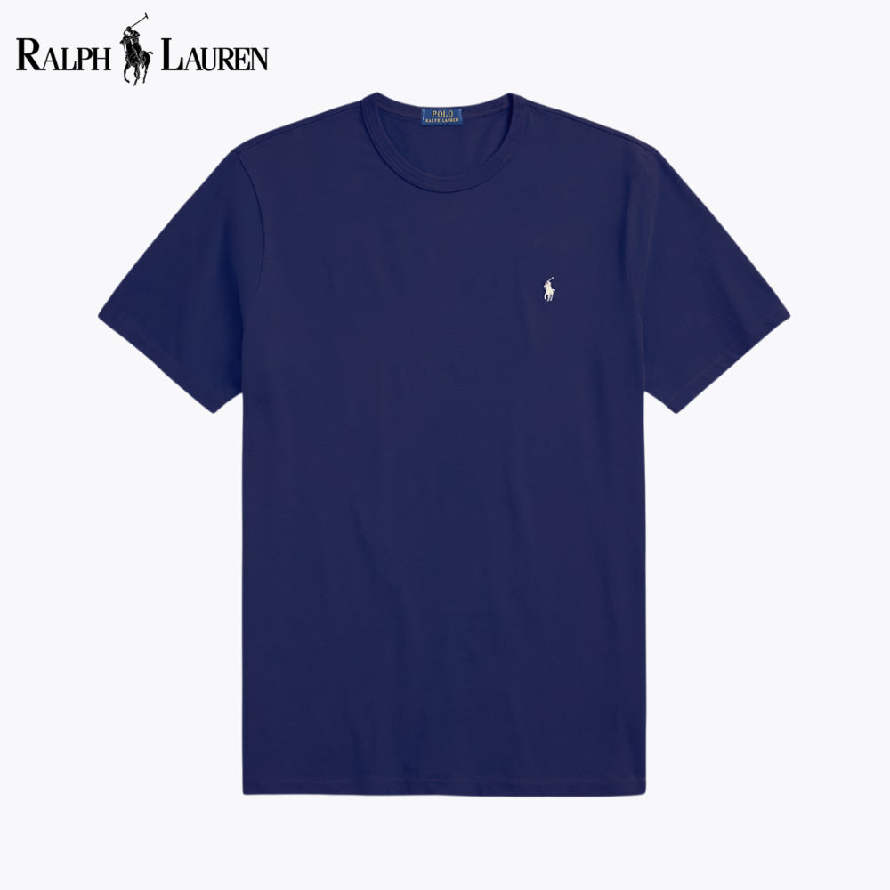 RL Jersey Crewneck T-Shirt Blue Navy / S RL Jersey Crewneck T-Shirt