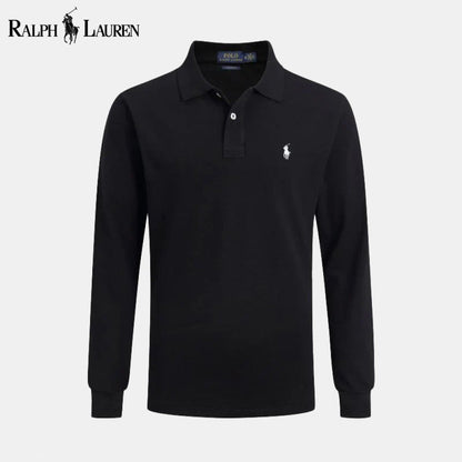 RL Long Slim Fit Dress Shirt Black / S RL Long Slim Fit Dress Shirt
