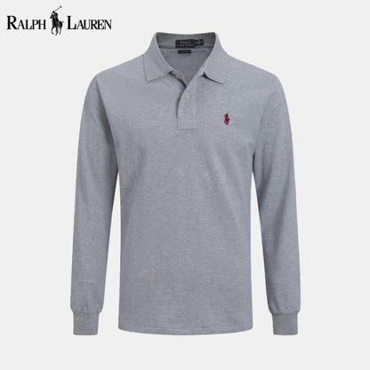 RL Long Slim Fit Dress Shirt Gray / S RL Long Slim Fit Dress Shirt