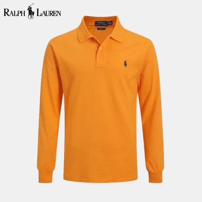 RL Long Slim Fit Dress Shirt Orange / S RL Long Slim Fit Dress Shirt