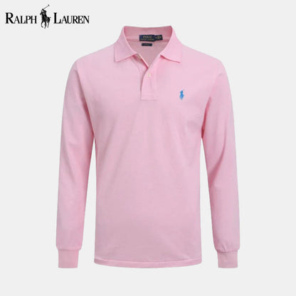 RL Long Slim Fit Dress Shirt Pink / S RL Long Slim Fit Dress Shirt