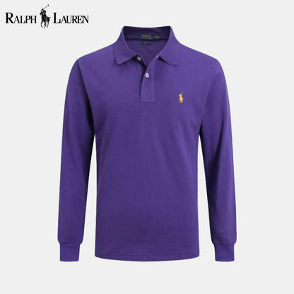 RL Long Slim Fit Dress Shirt Purple / S RL Long Slim Fit Dress Shirt