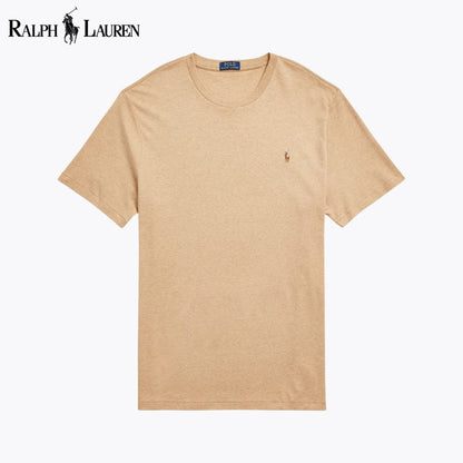 RL Soft Cotton Crewneck T-Shirt Camel / S RL Soft Cotton Crewneck T-Shirt