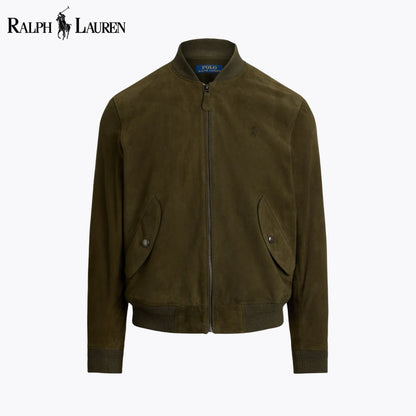 RL Suede Bomber Jacket Dark Loden / S RL Suede Bomber Jacket
