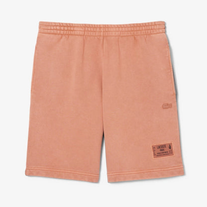 LC Washed Effect Cotton Fleece Shorts