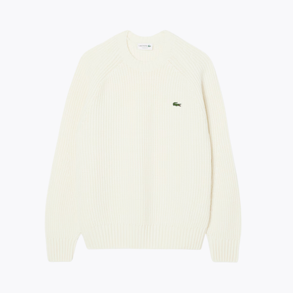 LC Thick Carded Wool Crew Neck Sweater